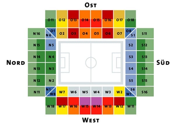 Fc Köln Stadionplan Fc Köln Stadionplan