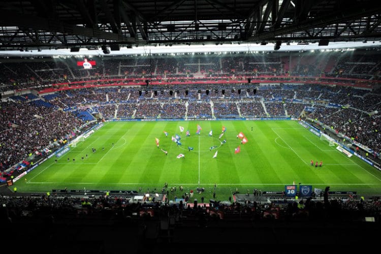 Das EM-Stadion von Olympique Lyonnais "Stade des Lumieres"./ AFP / JEAN-PHILIPPE KSIAZEK