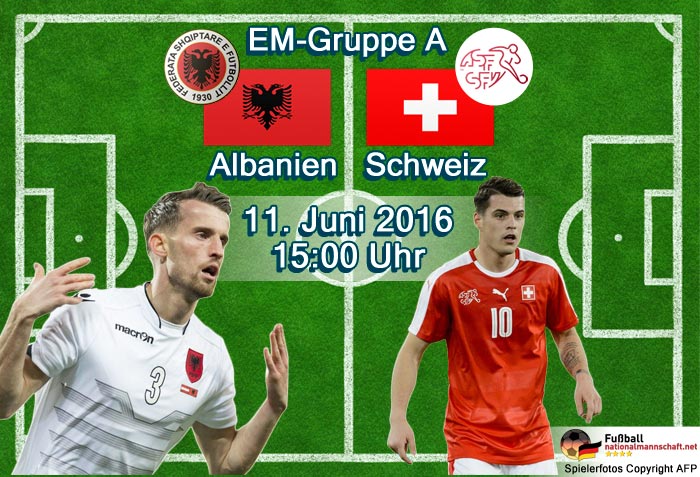 Schweiz Albanien Aufstellung