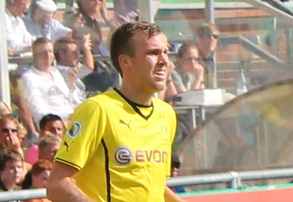 Großkreutz hier im Trikot des BVB bald auch wieder im Trikot der Nationalmannschaft?