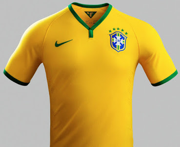 Brasilien 2014 WM Heimtrikot 4