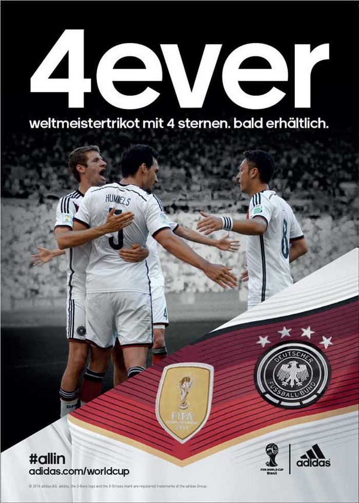 4 Sterne DFB T-Shirts Weltmeisterschaft 2014