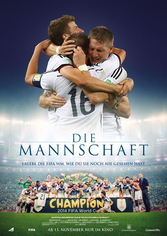 Die Mannschaft Filmposter - Deutschland wird Weltmeister 2014