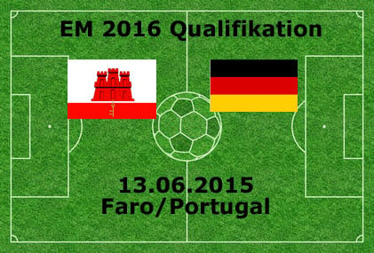 Länderspiel 2015 Gibraltar gegen Deutschland