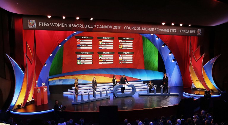 Fotoquelle: AFP / Frauen WM 2015 *** Gruppenauslosung heute in Kanada