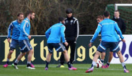 Fußball heute: Training in Tiflis (Foto AFP)
