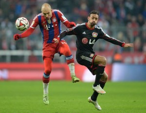 Fußball heute: Bayer 04 Leverkusen gegen den FC Bayern München im DFB-Pokal (Foto AFP)
