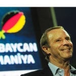 Berti Vogts am 7.Juni 2011 in Baku, Azerbaijan. AFP PHOTO / JOHANNES EISELE