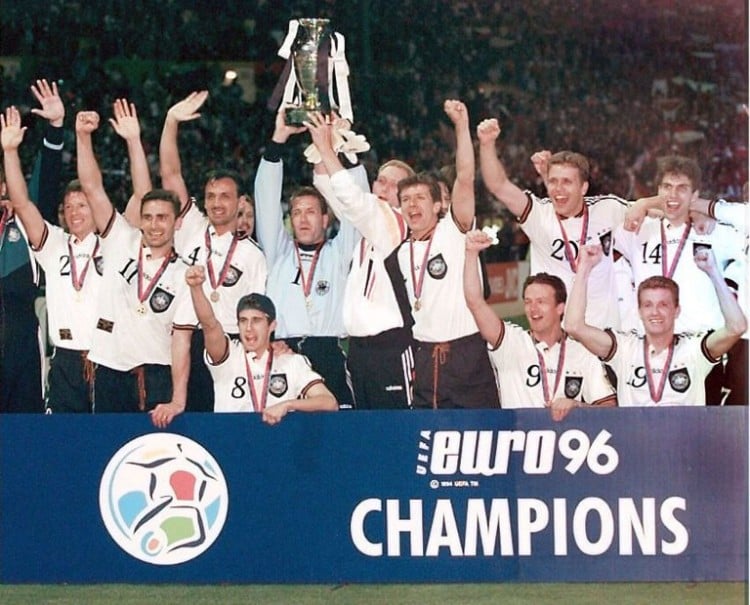 Deutschland wird Europameister 1996 in England (Foto AFP)