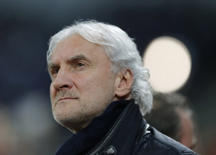 Rudi Völler war Bundestrainer 2004 - Ausgeschieden in der Vorrunde! (AFP PHOTO / NORBERT SCHMIDT)