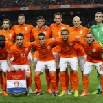 Die Elftal am 16.November 2014 in Amsterdam. AFP PHOTO / JOHN THYS