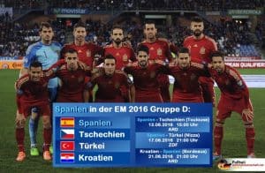 EM 2016 weiter geht es in Gruppe D mit Spanien-Tschechien
