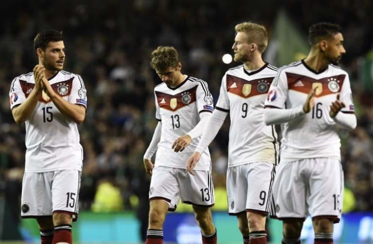 Das DFB-Team bot gegen Irland eine schwache Leistung © AFP