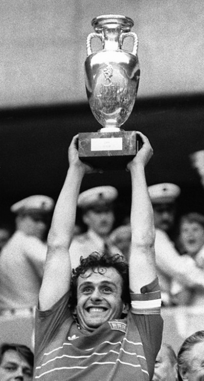 Michel Platini - Europameister 1984! (B&W only)
