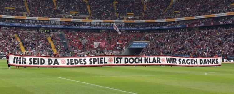 Commerzbank Arena in Frankfurt am Main. AFP PHOTO / TORSTEN SILZ