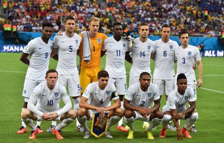 England bei der WM 2014. AFP PHOTO / BEN STANSALL