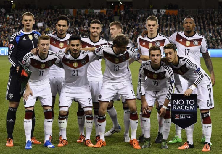 Startelf Deutschland gegen Irland am 08.10.2015 (Foto AFP)