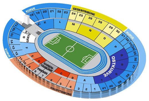 Sitzplätze Olympiastadion Sitzplätze Olympiastadion