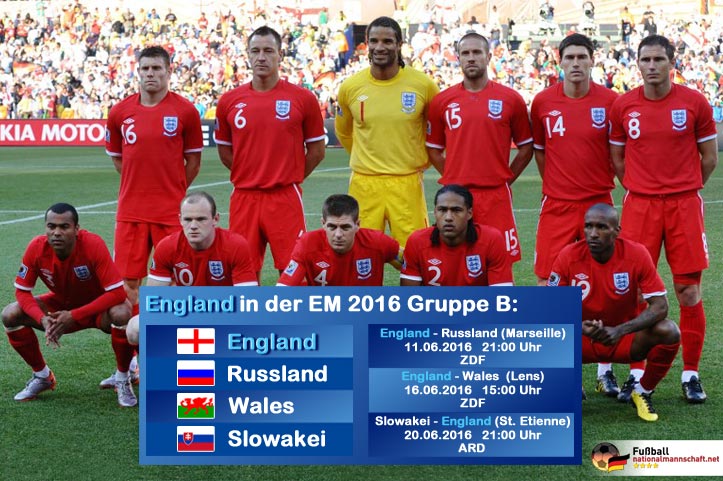 Englands Fussballnationalmannschaft bor der EM 2016 (Foto AFP)