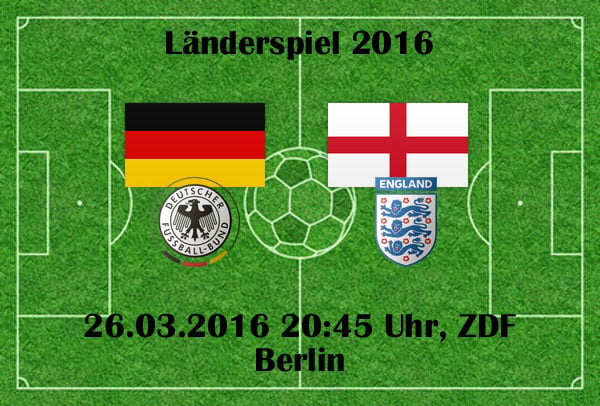 ZDF Livestream: Länderspiel Deutschland gegen England