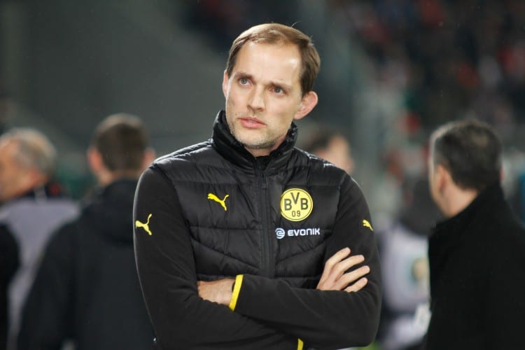 Thomas Tuchel vom BVB heute Abend gegen den FC Liverpool. (Fotoquelle: Sport-in-Augsburg.de)