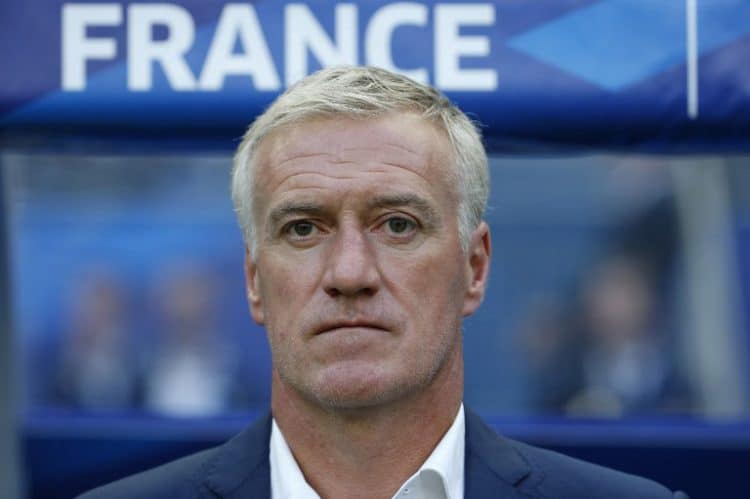 Frankreichs Nationaltrainer Didier Deschamps im Juni 2015. AFP PHOTO / THOMAS SAMSON