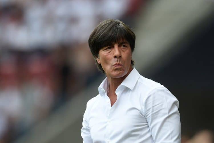 DFB Pressekonferenz heute mit Löw zur Kaderbenennung - Wen streicht Löw aus dem Kader? / AFP PHOTO / CHRISTOF STACHE