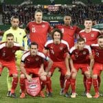 Das österreichische Team bei der EM 2016