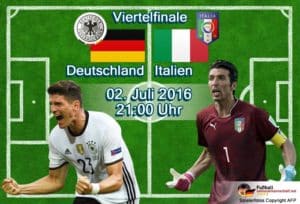 Fußball heute * Deutschland - Italien im EM Liveticker