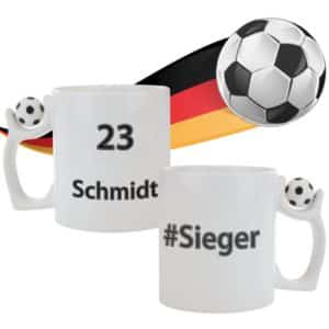 Fußball-Tasse mit Name