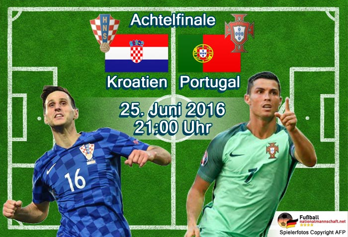 Fußball heute Achtelfinale ab 21 Uhr - Kroatien gegen Portugal - Aufstellungen heute * ZDF Live 