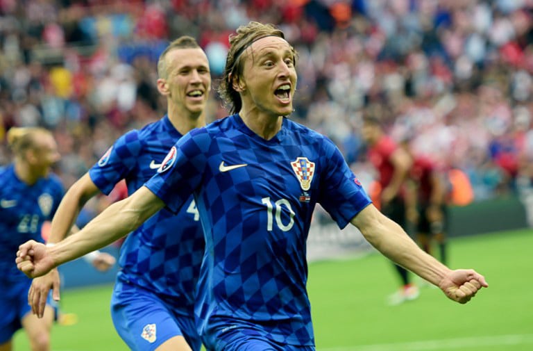 Luka Modric im Spiel gegen die Türkei