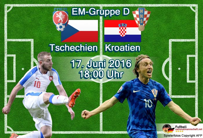 Tschechien - Kroatien bei der EM 2016