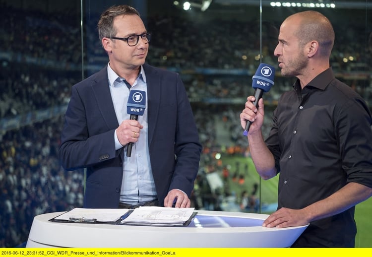 ARD Livestream *** Fußball EM Viertelfinale im TV ** Deutschland gegen Italien heute ab 21 Uhr- Foto: ARD / WDR