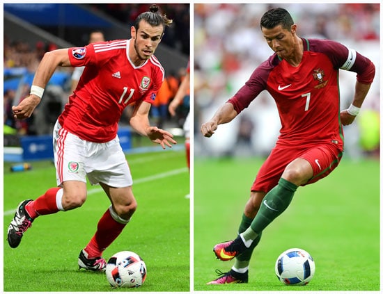 Cristiano Ronaldo gegen Gareth Bale AFP PHOTO / PATRICIA DE MELO MOREIRA AND Emmanuel DUNAND