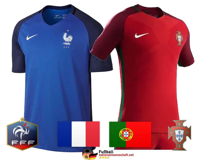 EM Trikots von nike heute: Frankreich (Griezmann) oder Portugal (Ronaldo) - Wer wird Europameister?