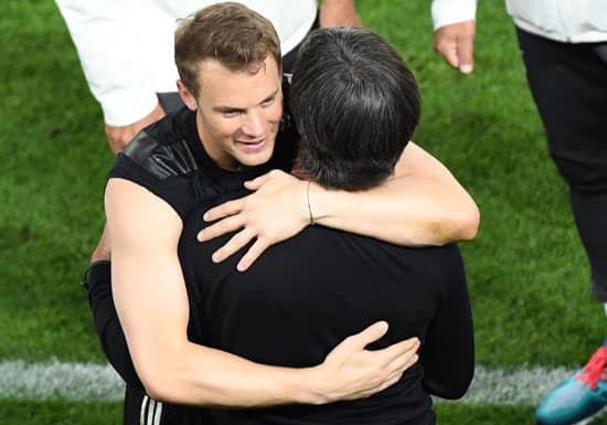 Manuel Neuer macht heute sein 96.Länderspiel - Rekord für einen Torhüter!  / AFP PHOTO / Mehdi FEDOUACH