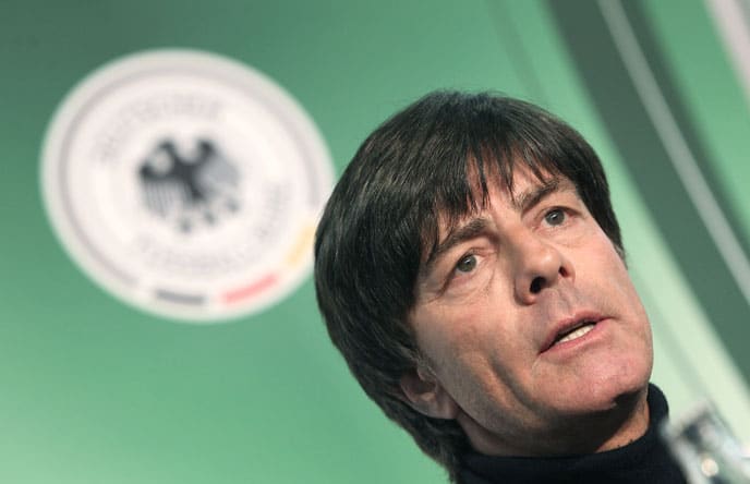 Bundestrainer Jogi Löw hat heute bei der Kaderauswahl wieder die Qual der Wahl. / AFP PHOTO / DANIEL ROLAND