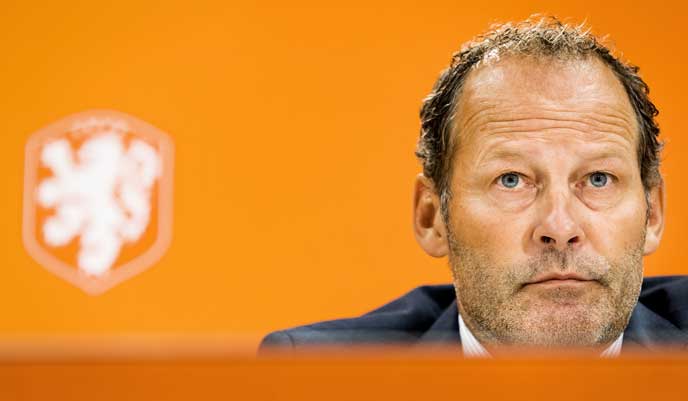 Entlassung am 26.03.2017: Der niederländische Nationaltrainer Danny Blind wird nach der 0:2 Schlappe gegen Bulgarien vom KNVB entlassen. Der bisherige Co-Trainer Fred Grim wird das Team übernehmen./ AFP PHOTO / ANP / Koen van Weel /