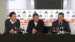 DFB Pressekonfernez am 14.11.2016 mit Löw, Bierhoff und Grindel