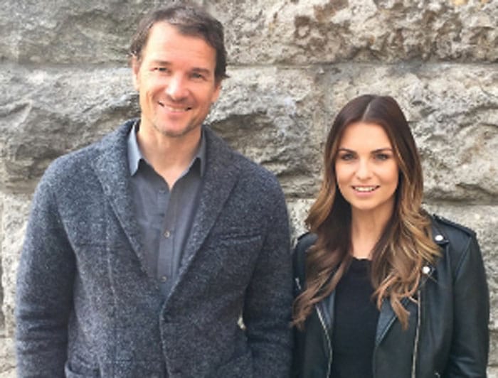 Jens Lehmann und RTL-Sportreporterin Laura Wontorra (Foto RTL Presse)