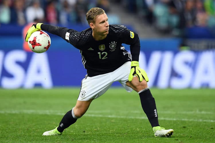 Ein Abend zum Vergessen für Bernd Leno. Beim 3:2 Sieg von Deutschlang gegen Australien beim Confed-Cup am 19.06.2017 war er maßgeblich an beiden Gegentoren beteiligt. Photo: AFP