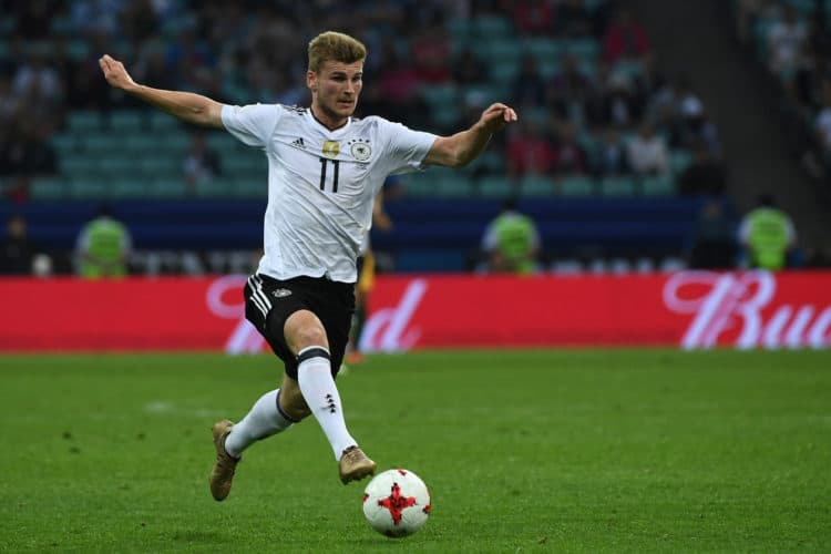 Timo Werner konnte auch gegen Norwegen wieder überzeugen. Der junge Stürmer von RB Leipzig ist ganz klar die Sturmhoffnung für Deutschland in den kommenden Jahren. / AFP PHOTO / Patrik STOLLARZ