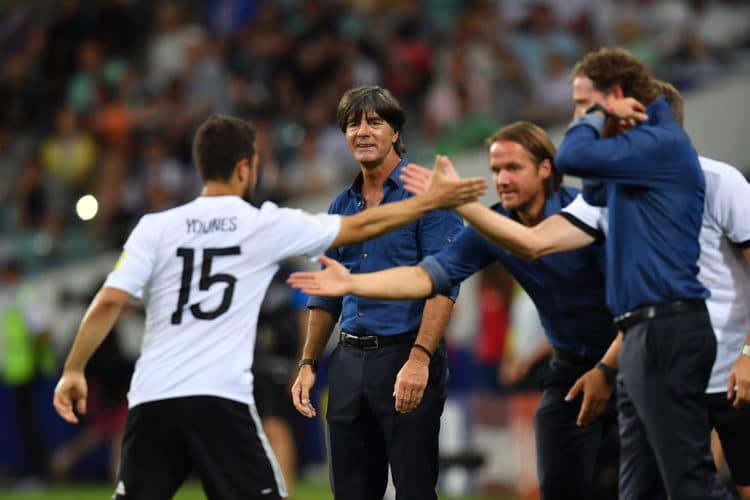 Die deutsche Fußballnationalmannschaft steht im Finale des Confed Cups 2017 (Foto AFP)