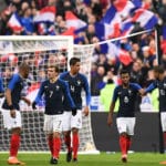Frankreich verliert mit 2:3 gegen Kolumbien am 23.März 2018. / AFP PHOTO / FRANCK FIFE