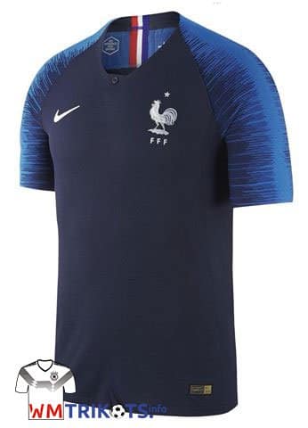 Das neue Frankreich WM 2018 Heimtrikot von Nike. Photo: Nike.