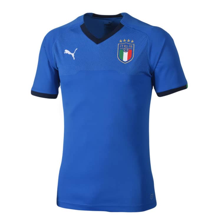 Italiens 2018 Heimtrikot von Puma. Photo: Puma.