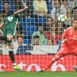 Costa Ricas Torwart Keylor Navas im Trikot seines Vereins Real Madrid. Photo: AFP.