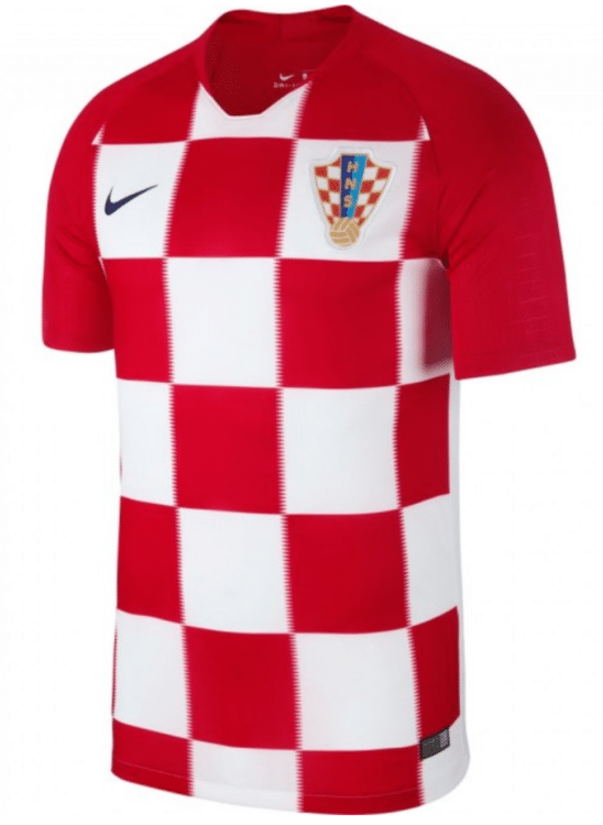 Kroatiens neues Heimtrikot von Nike für die WM 2018. Photo: Nike.