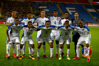 Panama Trikot weiß Aufstellung